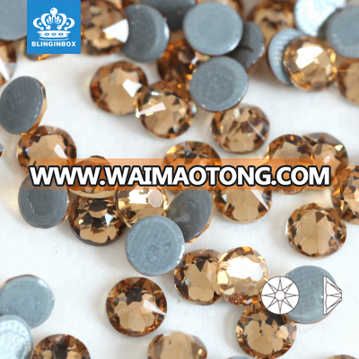 wholesale factory price back with glue Flat back glass beads