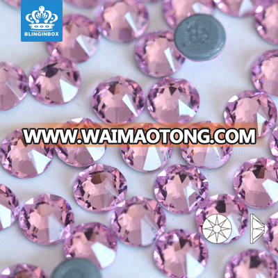 Wholesale 2088 style hot fix glass flatback rhinestones for dancing garment